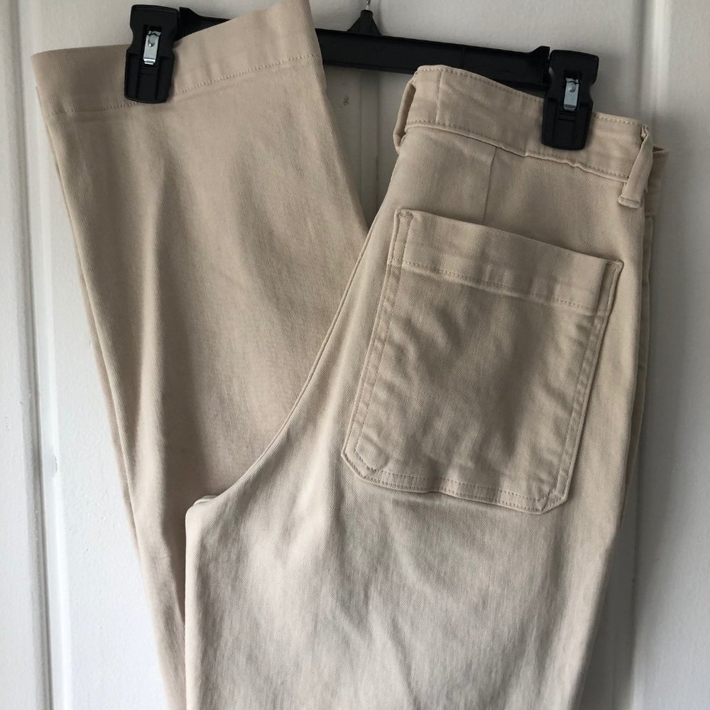 Everlane Straight Crop Pants, Off-White